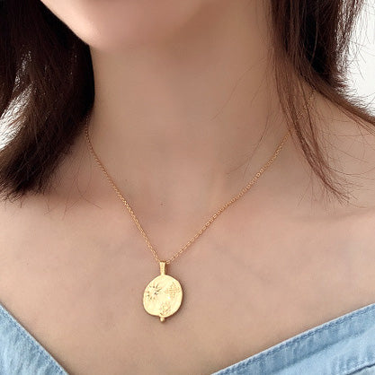 Sun 14k Gold Plated Necklace - Chloe Rebecca