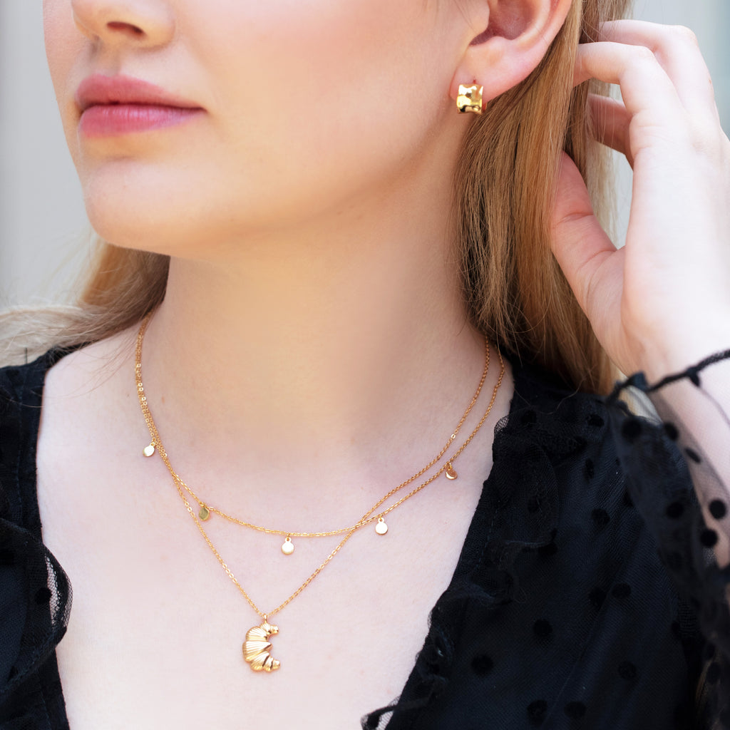 Croissant Necklace - Chloe Rebecca