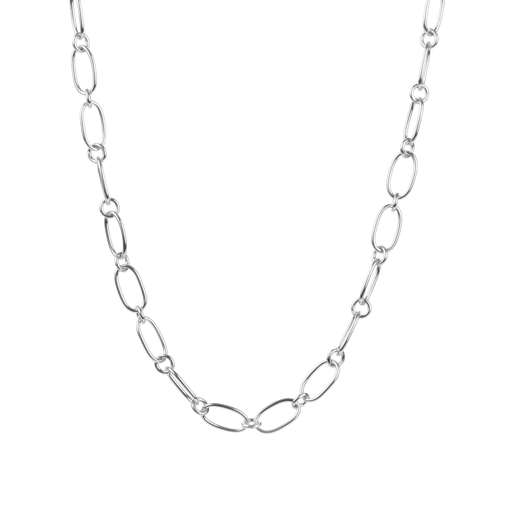 OVAL CHAIN LINK NECKLACE - Chloe Rebecca