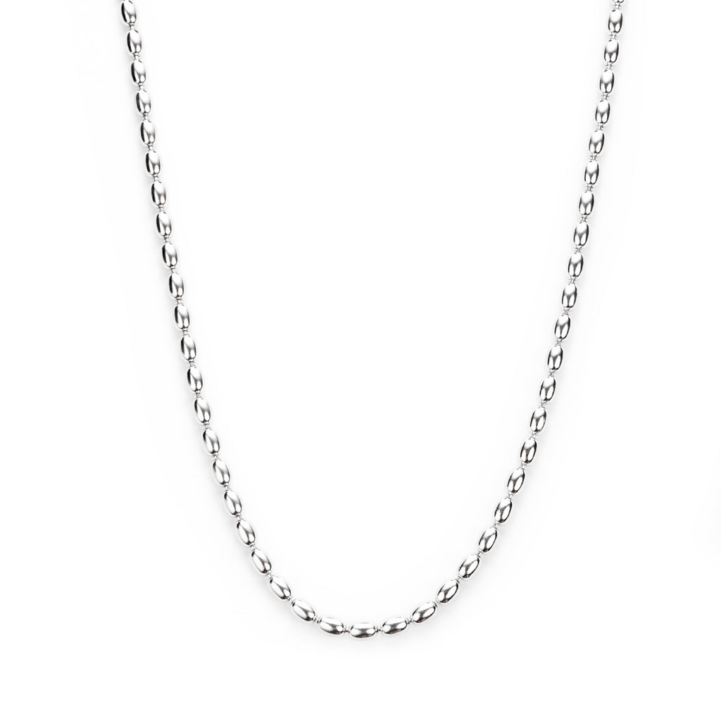 Silver Ball Necklace - Chloe Rebecca