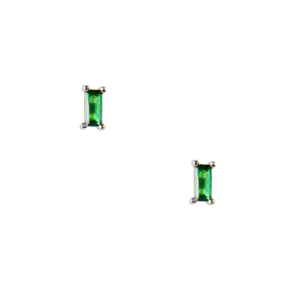 Green CZ Studs - Chloe Rebecca